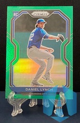 2021 Panini Prizm Daniel Lynch #53 Green Prizm Rookie Royals
